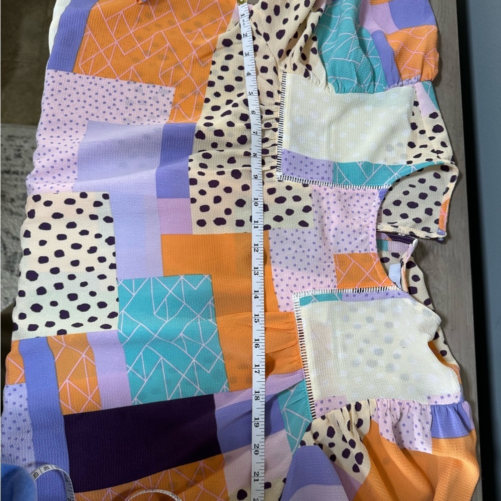 Fate Multicolor Patchwork Blouse - Picture 5 of 7